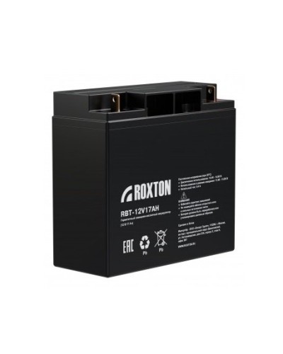 RBT-12V17AH. Аккумулятор герметичный свинцово-кислотный. ROXTON в Красноярске