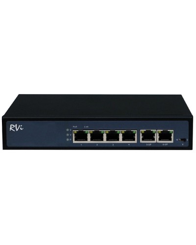RVi-1NS04F-2T. Коммутатор с питанием по PoE. RVi в Красноярске