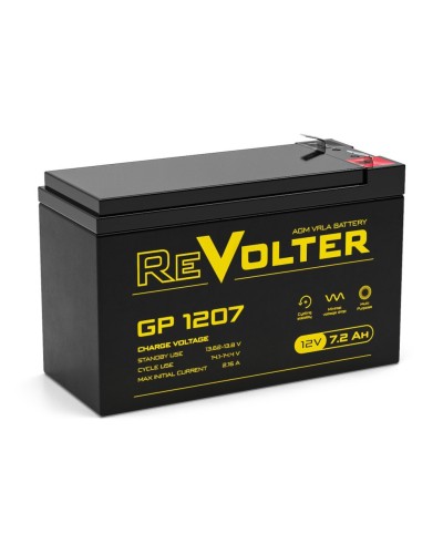 Revolter GP 1207. Аккумулятор автомобильный герметичный свинцово-кислотный. Revolter в Красноярске