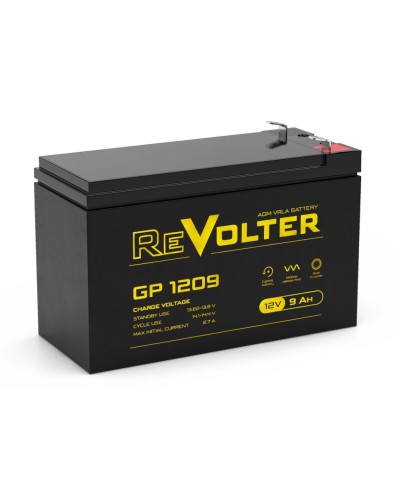 Revolter GP 1209. Аккумулятор автомобильный герметичный свинцово-кислотный. Revolter в Красноярске