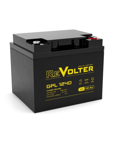 Revolter GPL 1240. Аккумулятор автомобильный герметичный свинцово-кислотный. Revolter в Красноярске
