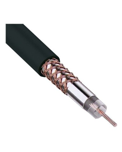 RG-58 A/U, 50 Ом, Cu/Al/Cu, 64%, 100 м, черный (01-2003). Кабель коаксиальный радиочастотный. Rexant в Красноярске
