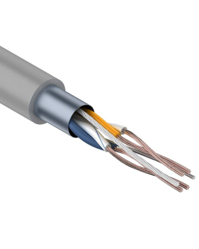 F/UTP, CAT 5e, PVC, 2PR, 24AWG, INDOOR, STRANDED, серый, 305м, REXANT (01-0125). Кабель «витая пара» (LAN) для структурированных систем связи. Rexant в Красноярске