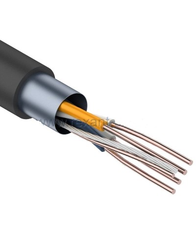 F/UTP, CAT 5e, PE, 2PR, 24AWG, OUTDOOR, SOLID, черный, 305м, REXANT (01-0124). Кабель «витая пара» (LAN) для структурированных систем связи. Rexant в Красноярске