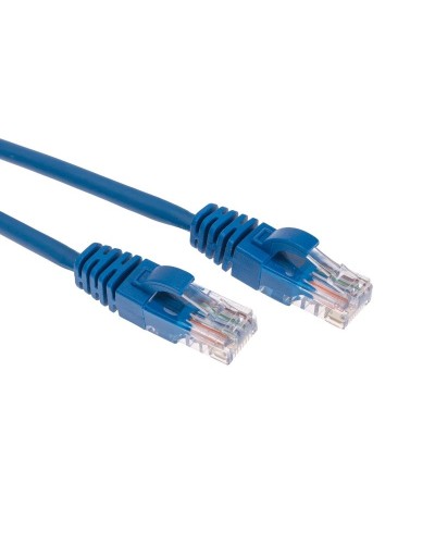 Патч-корд U/UTP, CAT 5e, RJ45-RJ45, 26AWG, LSZH, синий, 2м  REXANT (02-0104-2). Патч-корд UTP. Rexant в Красноярске