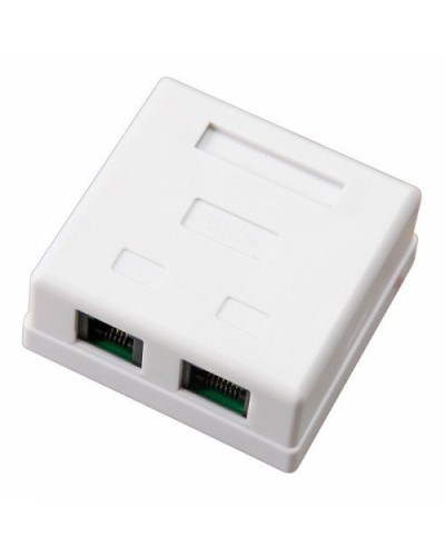 Розетка компьютерная внешняя 2-порта, UTP RJ-45 (8P8C), CAT 5e REXANT (03-0151): Розетка RJ-45 в Красноярске