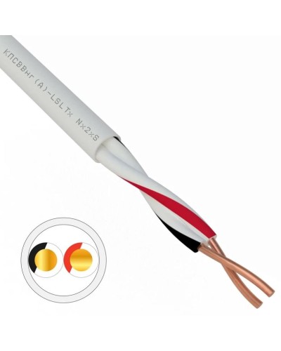 КПСВВнг(А)-LSLTx 1х2х0,75 REXANT (01-4871). Кабель для систем передачи данных пониженной пожароопасности c низким дымо- и газовыделением, с низкой токсичностью продуктов горения. Rexant в Красноярске