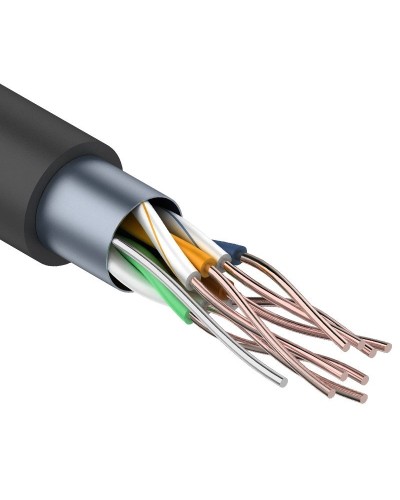 F/UTP 4PR 24AWG CAT5e 305м OUTDOOR REXANT (01-0146). Кабель «витая пара» (LAN) для структурированных систем связи. Rexant в Красноярске