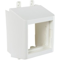 Суппорт с рамкой 1 пост (45х45) на профиль для короба 60х16 (060007S): Суппорт