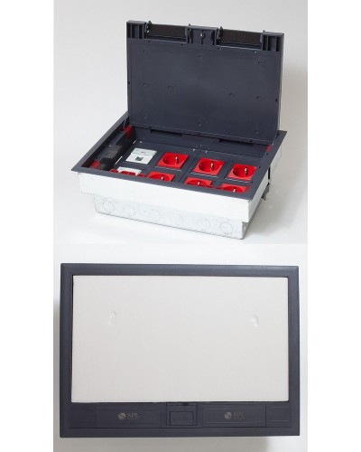 Люк на 8 постов (45х45), металл/пластик, с металлической коробкой, IP40 (300009). Люк. SPL в Красноярске