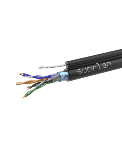FTP Cat.5e 4x2xAWG24 Cu PE Outdoor T-FG8 (трос) Median (01-1035-1). Кабель «витая пара» (LAN) для структурированных систем связи. SUPRLAN в Красноярске