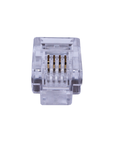 Коннекторы 4P4C (RJ-11) (100шт) (10-0229). Телефонный разъем 4P4C (RJ-11). SUPRLAN в Красноярске