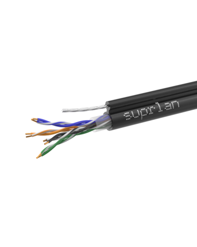 UTP Cat.5e 4x2xAWG24 Cu PE Outdoor T-FG8 (трос) Standard (01-0322-1). Кабель «витая пара» (LAN) для структурированных систем связи. SUPRLAN в Красноярске
