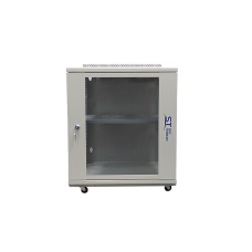 ST-NC12U600 (серый) С ПОЛКОЙ. Шкаф телекоммуникационный 19 настенный 12U. Space Technology