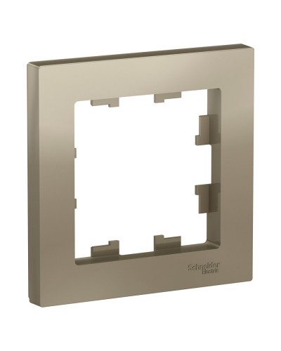 AtlasDesign рамка 1-местная, шампань (ATN000501). Рамка. Systeme Electric в Красноярске