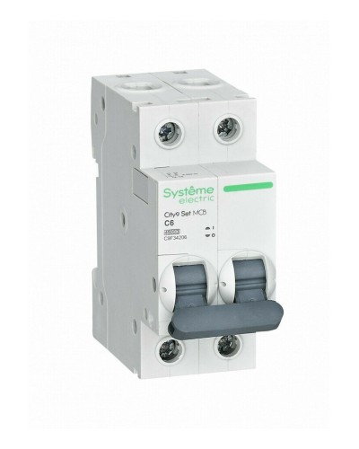 City9 Set 2P 6А 4.5kA С (C9F34206). Автоматический выключатель. Systeme Electric в Красноярске
