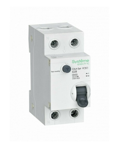 City9 Set 1P+N С 25А 4.5kA 30мА A 230В (C9D55625). Автоматический выключатель дифференциального тока. Systeme Electric в Красноярске