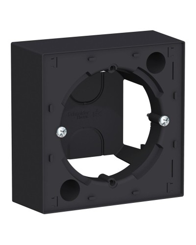 AtlasDesign коробка для наружного монтажа, карбон (ATN001000). Коробка монтажная. Systeme Electric в Красноярске