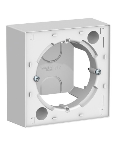 AtlasDesign коробка для наружного монтажа, белая (ATN000100). Коробка для наружного монтажа. Systeme Electric в Красноярске