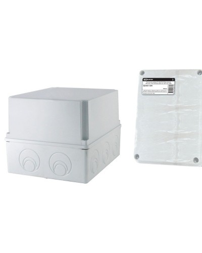 Коробка ОП 240х195х165мм, крышка, IP55, кабельные вводы d28-3шт, d37-2шт (SQ1401-1274). Распаячная коробка. TDM ЕLECTRIC в Красноярске