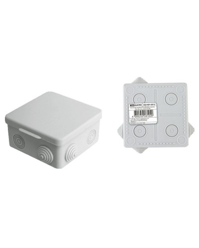 Коробка ОП 80х80х50мм, крышка, IP54, 7вх. (SQ1401-0512). Распаячная коробка. TDM ЕLECTRIC в Красноярске