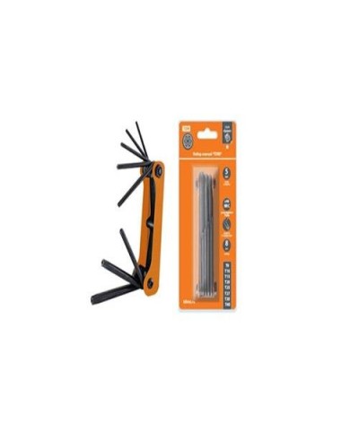 Набор ключей TORX раскладной 8шт.: T9-T40, углеродистая сталь Гранит TDM (SQ1020-0211). Набор ключей. TDM ЕLECTRIC в Красноярске