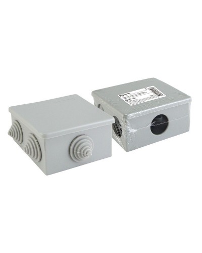 Распаячная коробка ОП 80х80х40мм, крышка, IP44, 6 вх. TDM (SQ1401-1235). Распаячная коробка ОП. TDM ЕLECTRIC в Красноярске