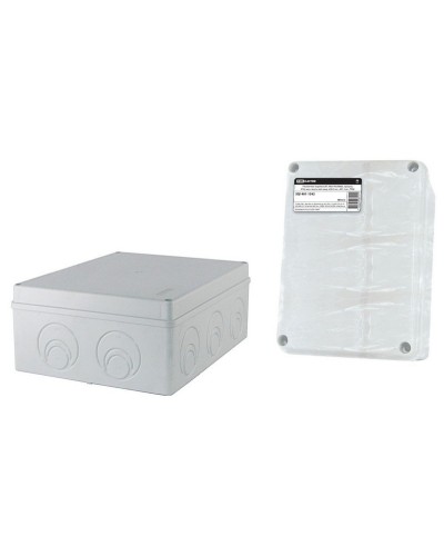 Коробка ОП 240х195х90мм, крышка, IP55, кабельные вводы d28-3шт, d37-2шт (SQ1401-1272). Распаячная коробка. TDM ЕLECTRIC в Красноярске