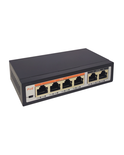 TI-204P, SIP коммутатор. Коммутатор с питанием по PoE. True-IP в Красноярске