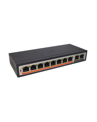 TI-208P. Коммутатор с питанием по PoE. True-IP в Красноярске