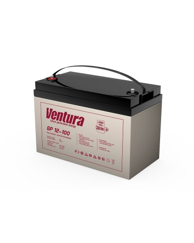 Ventura GP 12-100. Аккумулятор герметичный свинцово-кислотный. Ventura в Красноярске