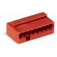WAGO 243-808 Клемма MICRO 8-проводная красная. Клемма для распределительных коробок. WAGO