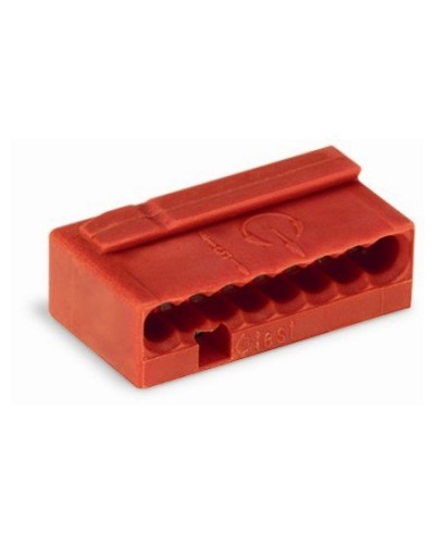 WAGO 243-808 Клемма MICRO 8-проводная красная. Клемма для распределительных коробок. WAGO в Красноярске