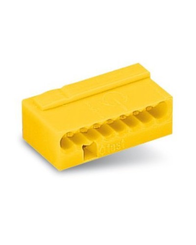 WAGO 243-508 Клемма MICRO 8-проводная желтая. Клемма для распределительных коробок. WAGO в Красноярске