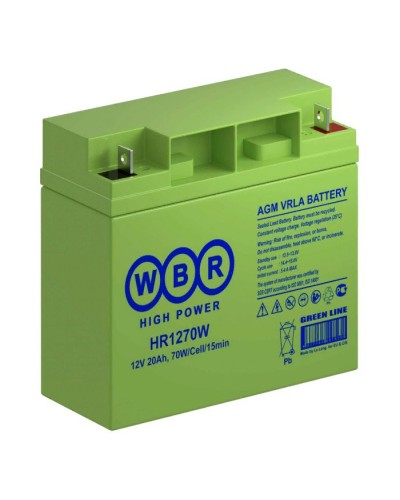 WBR HR1270W. Аккумулятор герметичный свинцово-кислотный. WBR в Красноярске