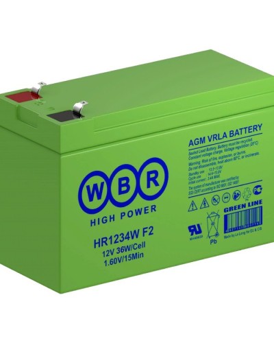 WBR HR1234W F2. Аккумулятор герметичный свинцово-кислотный. WBR в Красноярске