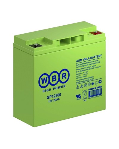 WBR GP12200. Аккумулятор герметичный свинцово-кислотный. WBR в Красноярске