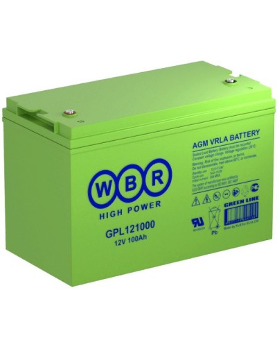 WBR GPL121000A. Аккумулятор герметичный свинцово-кислотный. WBR в Красноярске
