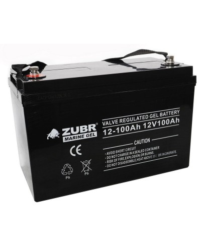 ZUBR MARINE GEL NPG 12-100 (12V, 100Ah). Аккумулятор герметичный свинцово-кислотный. ZUBR в Красноярске