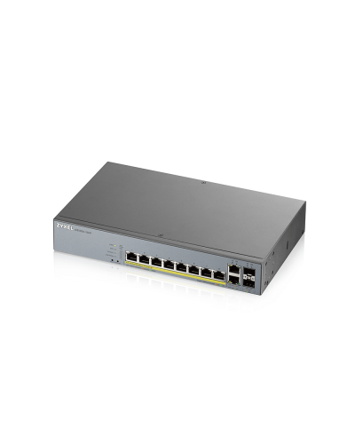 GS1350-12HP-EU0101F. Коммутатор сетевой PoE управляемый L2. ZYXEL в Красноярске