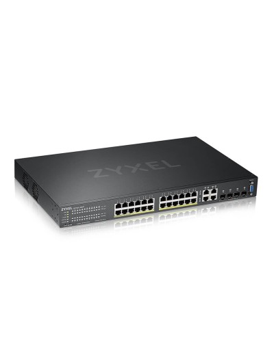 GS2220-28HP-EU0101F. Гибридный L2 коммутатор PoE+. ZYXEL в Красноярске