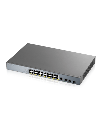 GS1350-26HP-EU0101F. L2 коммутатор PoE+ для IP-видеокамер rack 19. ZYXEL в Красноярске