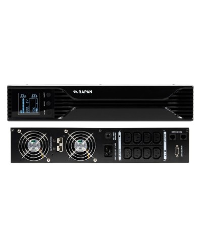 RAPAN-UPS 3000 RACK+4х9Ah (RAPAN-UPS 3000-RACK-IN-4х9-E) (8960). Бесперебойный источник питания. Бастион в Красноярске