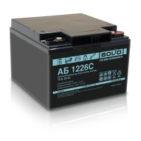 АБ 1226С. Аккумулятор стационарный свинцово-кислотный с регулирующим клапаном. Болид