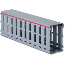Короб перфорированный 80x40 RL12 (00163RL) серый: Короб перфорированный с крышкой