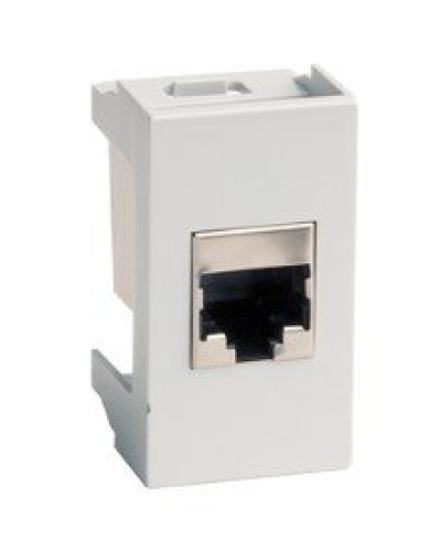 Розетка RJ-45 Viva 1 модуль серая (45138): Розетка компьютерная с одним разъёмом в Красноярске