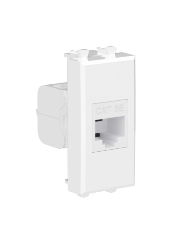 Розетка RJ-45 Avanti 1 модуль белое облако (4400661): Розетка компьютерная, без шторки модульная, кат.5е в Красноярске