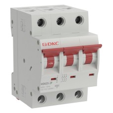 YON max MD63S 3P 16А 4,5кА C (MD63S-3PC16). Автоматический выключатель. ДКС
