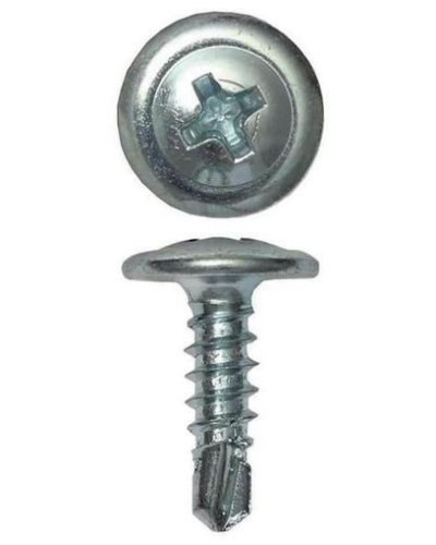 Саморез с пресс-шайбой 4.2х19 со сверлом (200 шт) (CM274019). Саморез с пресс-шайбой. ДКС в Красноярске