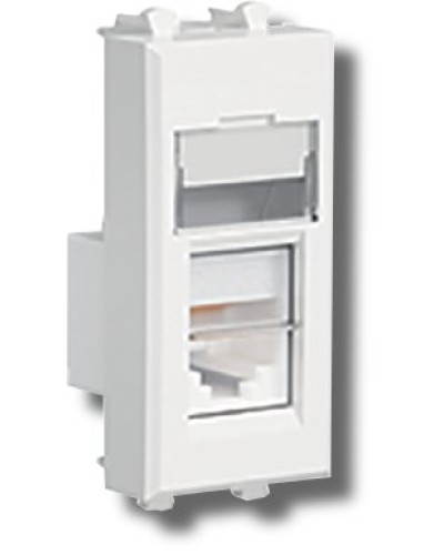 Розетка RJ-45 Avanti 1 модуль ванильная дымка (4405461): Розетка компьютерная в Красноярске